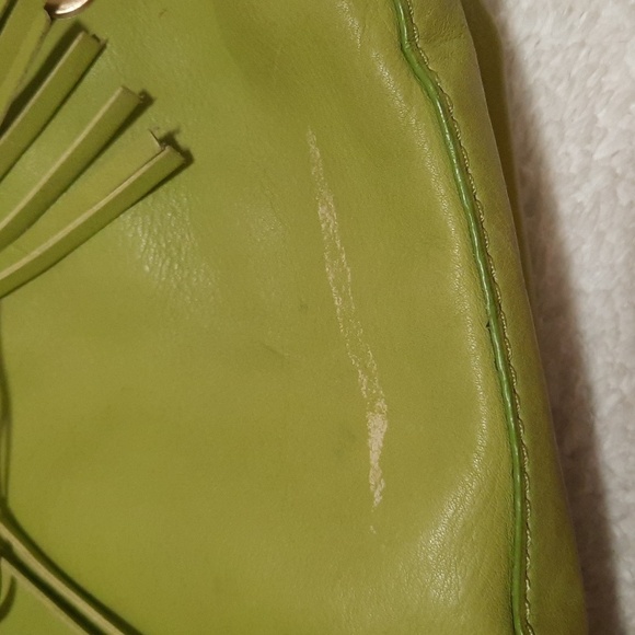 MICHAEL Michael Kors Lime Green Hobo Bag with Tassel & Wallet - Picture 5 of 16